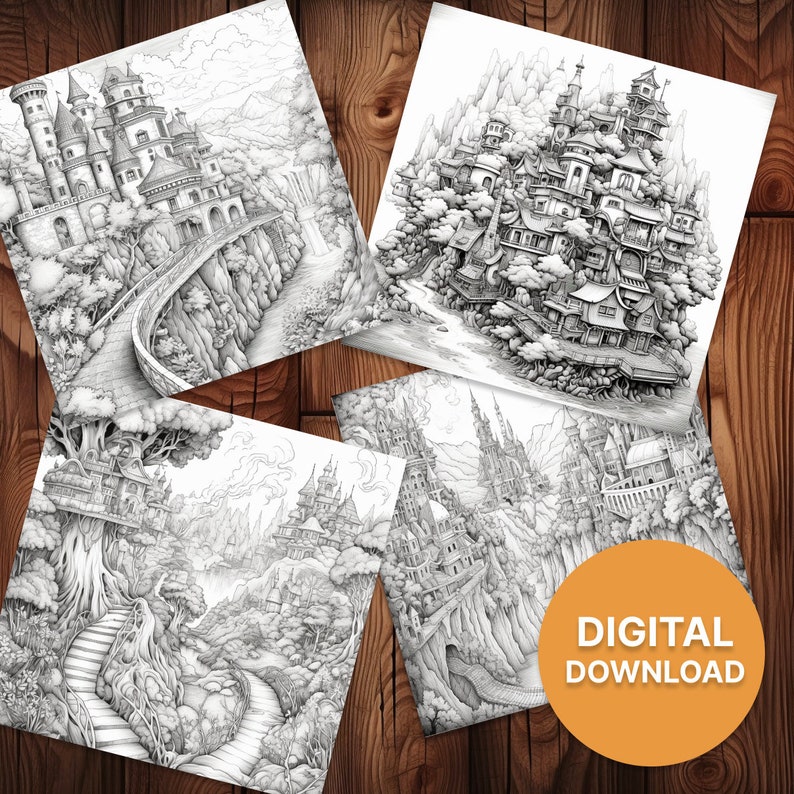 26 Printable Adult Fantasy Landscape - Il 794xN.4894242914 H2ww