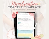 Period Tracker Printable PDF | Menstruation & Cycle Tracking Sheet | Women’s Health Planner | Symptom and Flow Log | Instant Download