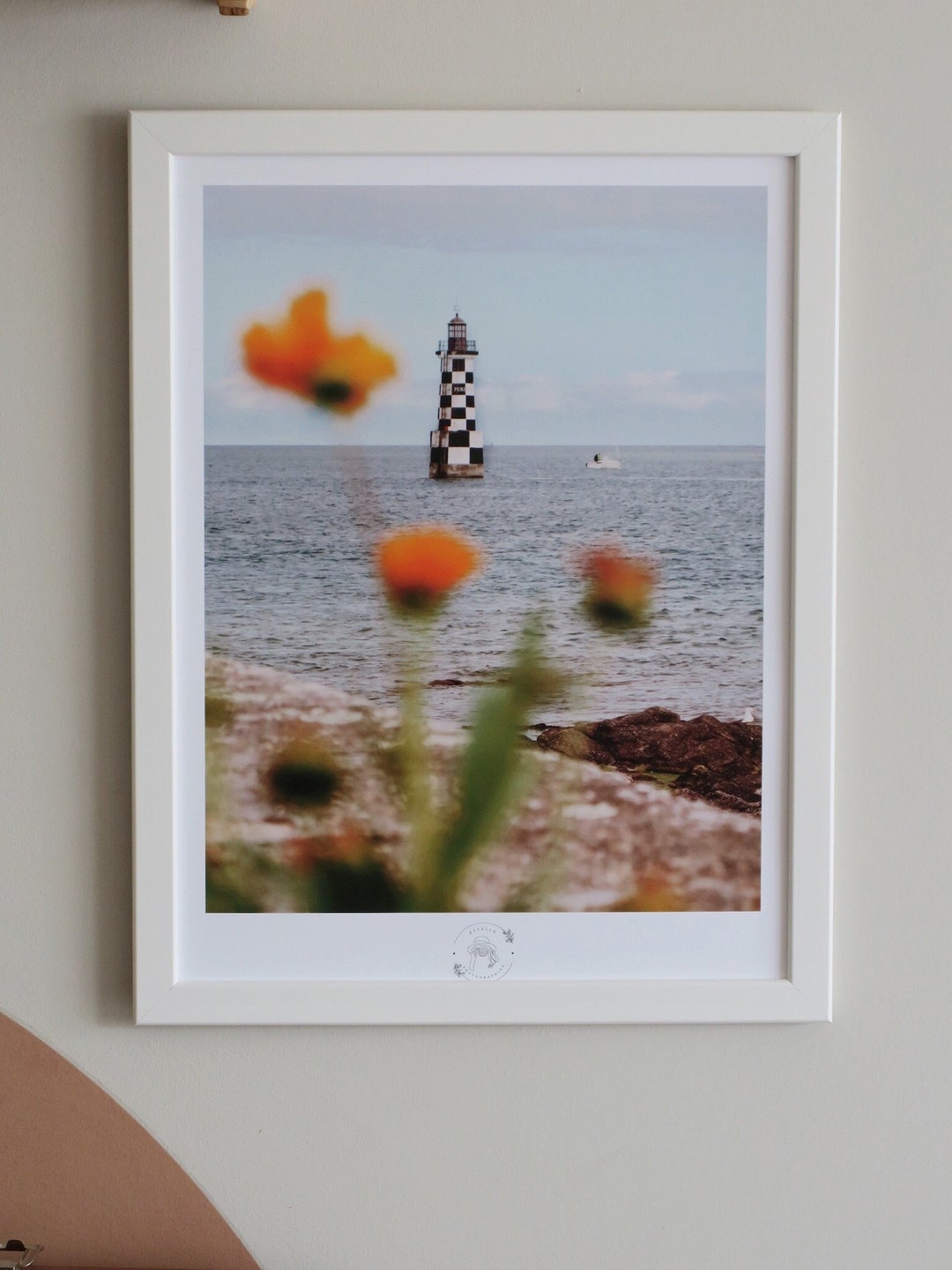 Brittany Partridge Lighthouse Poster 30x40cm Etsy