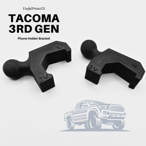 Phone Holder for Toyota Tacoma 3rd generation -  3D printed bracket