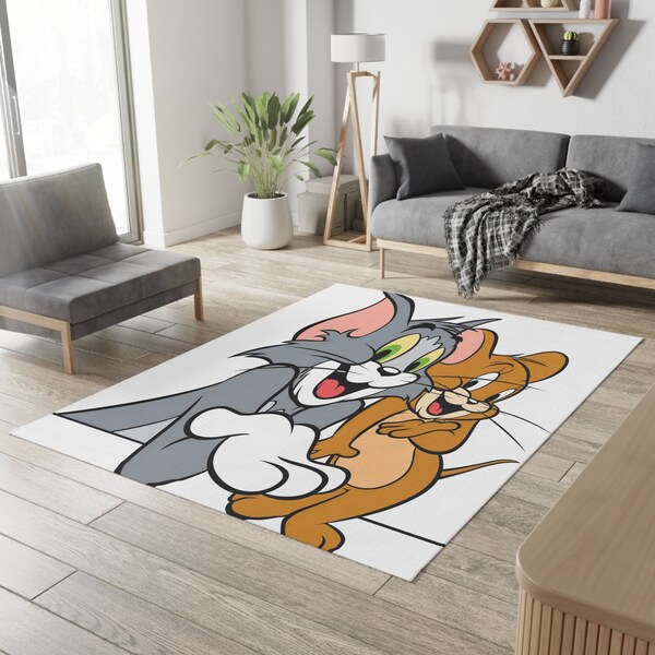 Tom an Jerry Rug Etsy