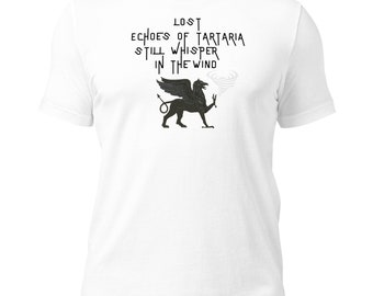 T-shirt Tartaria Mystery, T-shirt Conspiration Tartarie, Royaume oublié, T-shirt Flat Earth Conspiracy, T-shirt Tartarie