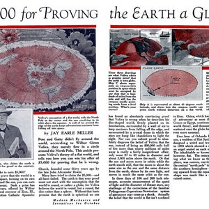 5000 pour prouver que la Terre est un globe, téléchargement numérique, haute qualité, défi de la terre plate, article de la terre plate, journal de la terre plate