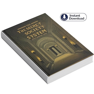 Secret Society System: Rare 1882 Book on Hidden Networks and Power