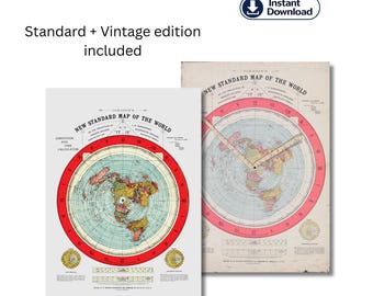 1265年 詩篇世界地図 – 中世マッパ・ムンディ、エルサレムを中心とした