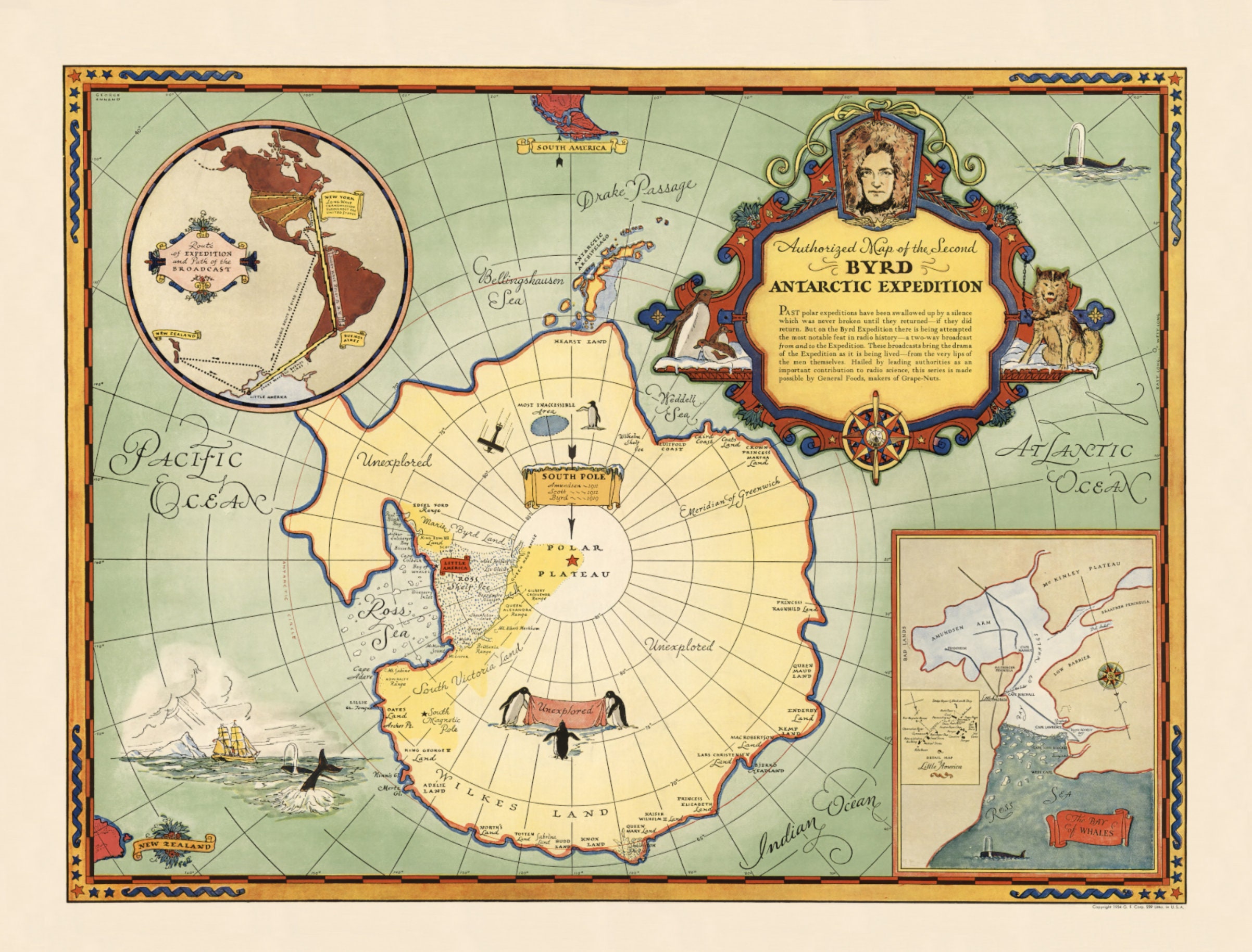 Byrd Antarctic Expedition, Digital Download, Admiral Byrd, Flat Earth, More Land Beyond Antarctica, Flat Earth Conspiracy, High Quality