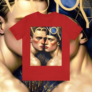 Gay Pride Shirt - Colorful LGBTQ+ Art Tee for Pride Celebrations - Unisex Jersey Short Sleeve Tee