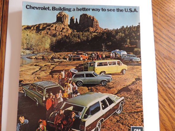 1972 Chevrolet Station Wagons Full Page Color Print Ad - Etsy