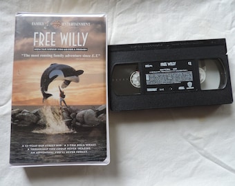 VHS Video - Free Willy - John James Richter