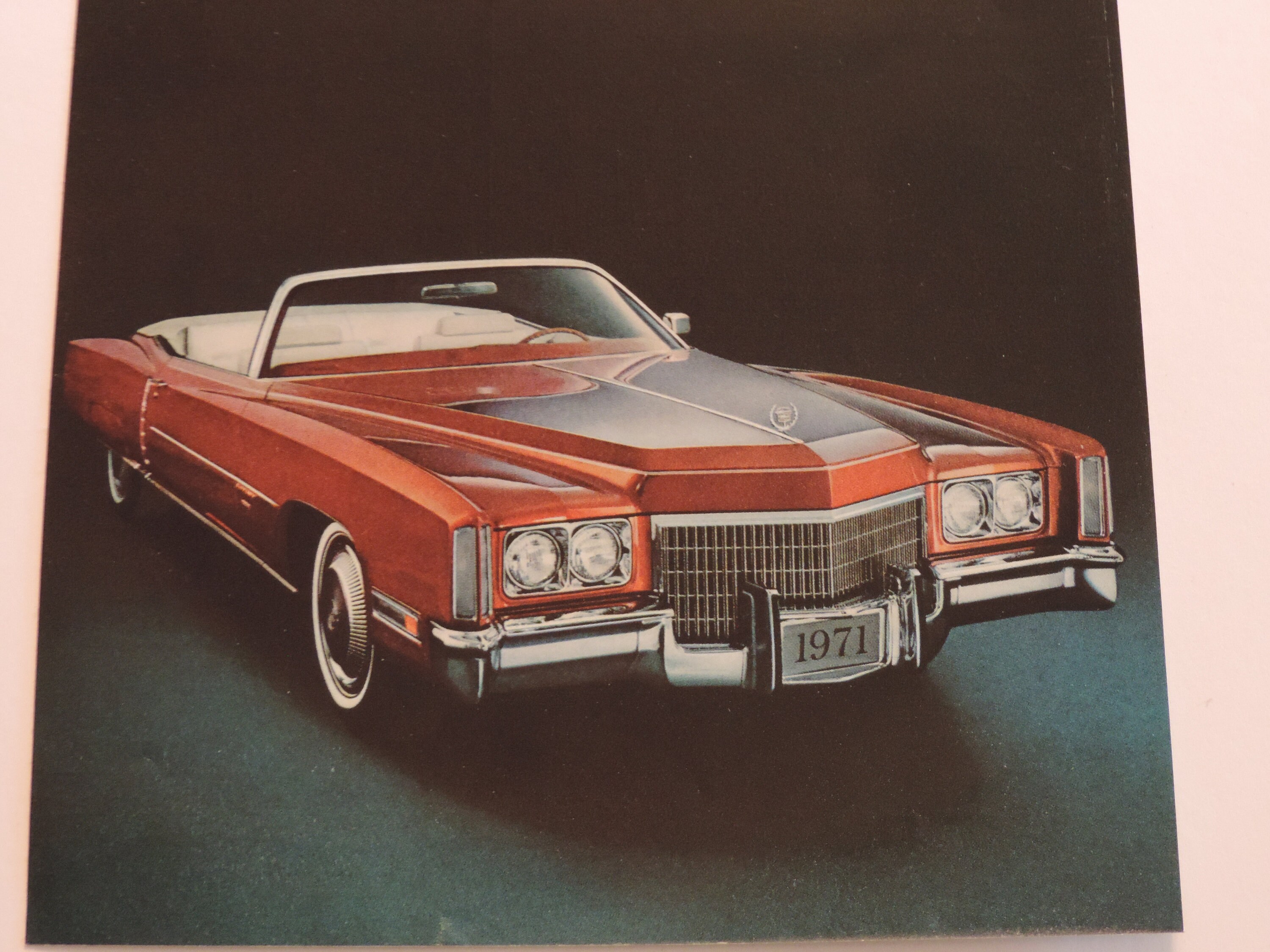 1971 Cadillac Eldorado Convertible Full Page Color Print Ad - Etsy