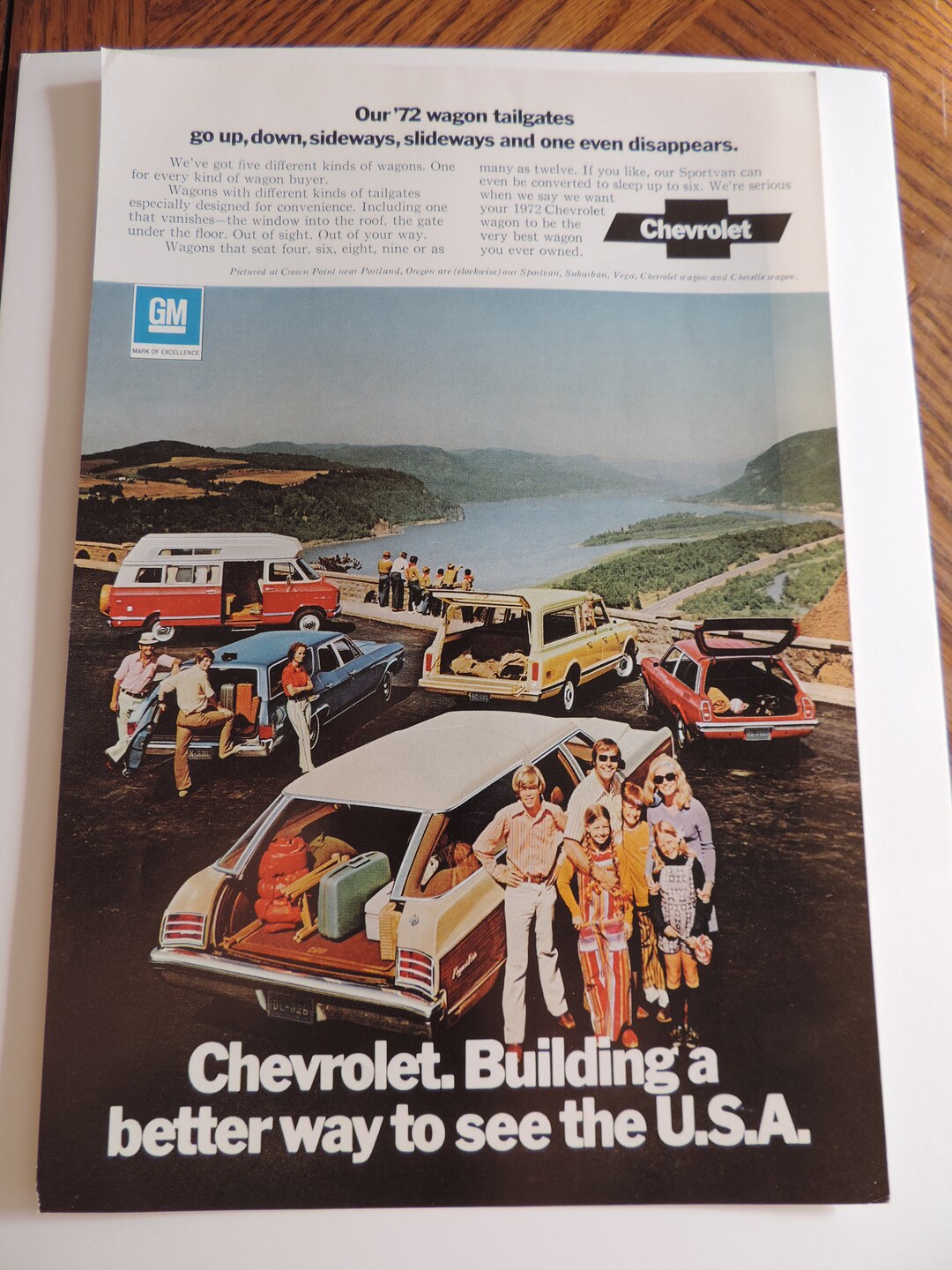 Chevrolet 72 Wagons カタログ 激レア 1972 Chevrolet Station Wagons Full Page Color Print Ad - Etsy