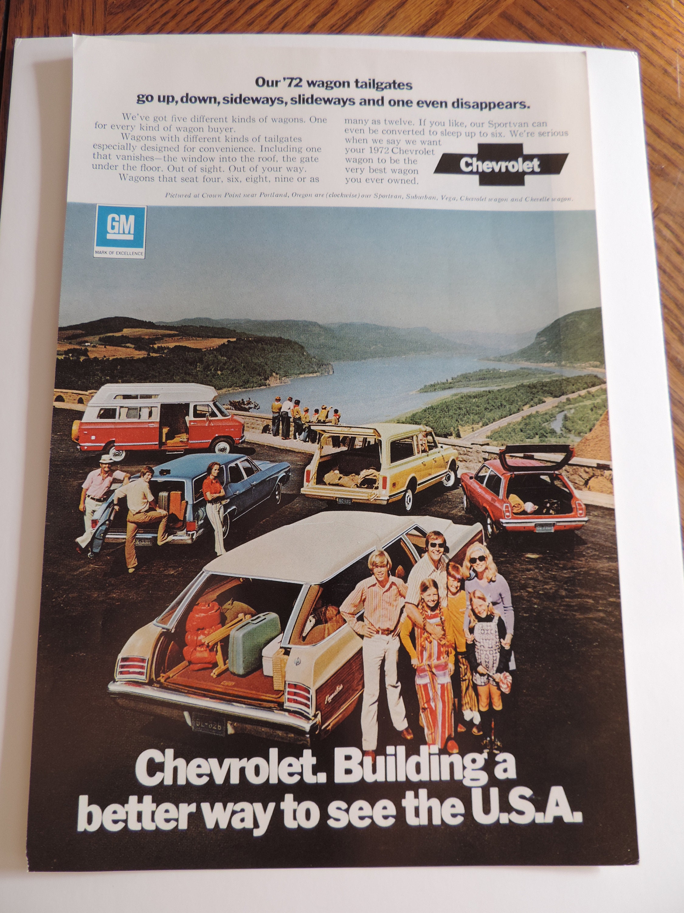 1972 Chevrolet Station Wagons Full Page Color Print Ad - Etsy
