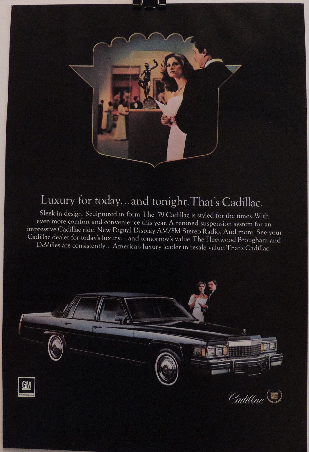 1979 Cadillac Sedan De Ville Full Page Color Print Ad - Etsy