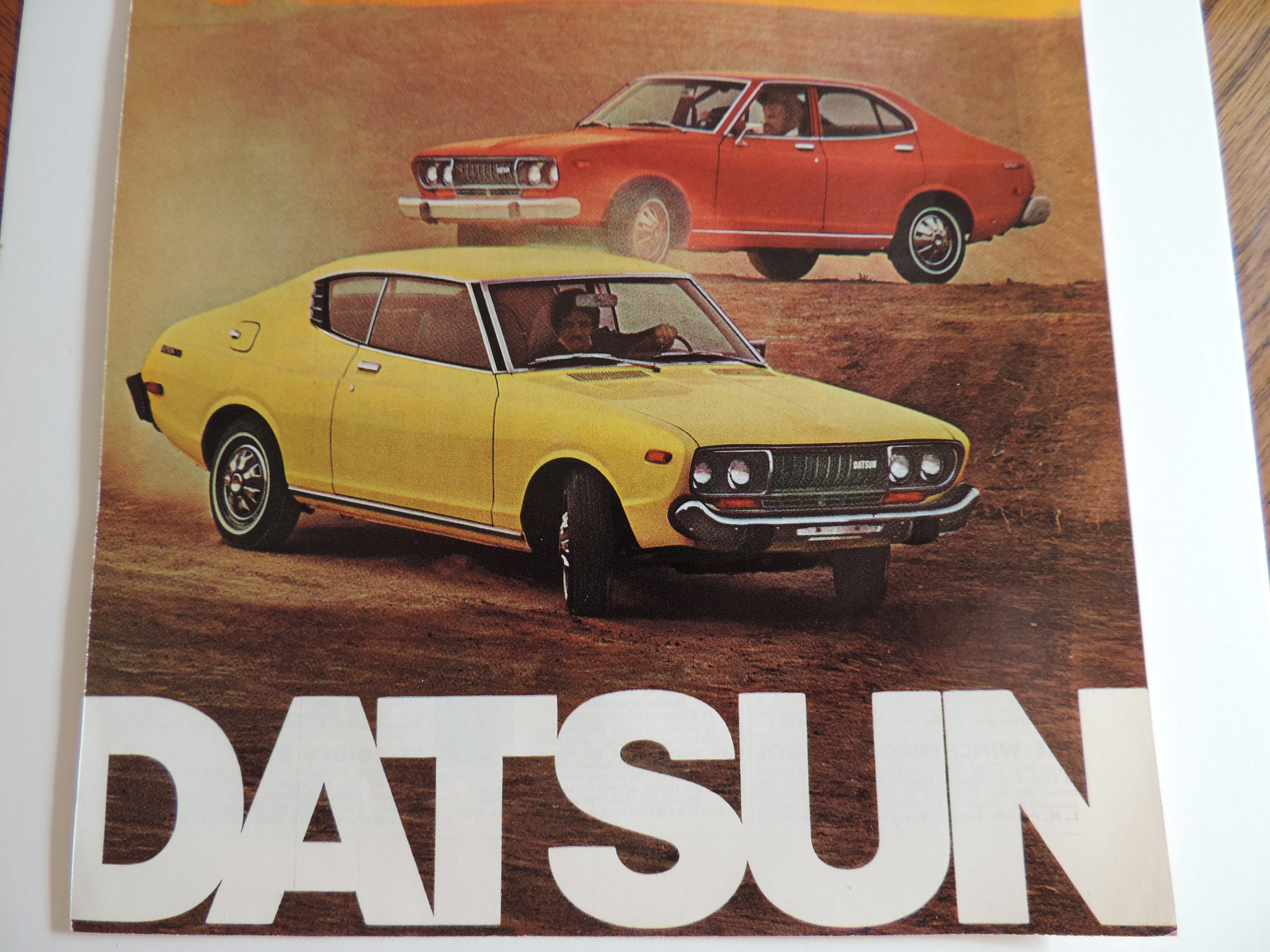 1974 Datsun 710 Full Page Color Print Ad - Etsy