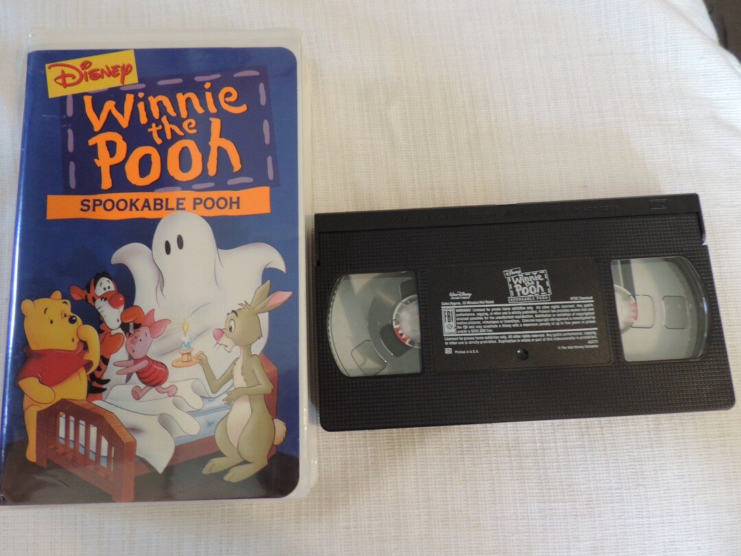 Winnie The Pooh Spookable Pooh Vhs 2002 Disney's Animated VHS Video - Winnie the Pooh: Spookable Pooh (1996) - Etsy