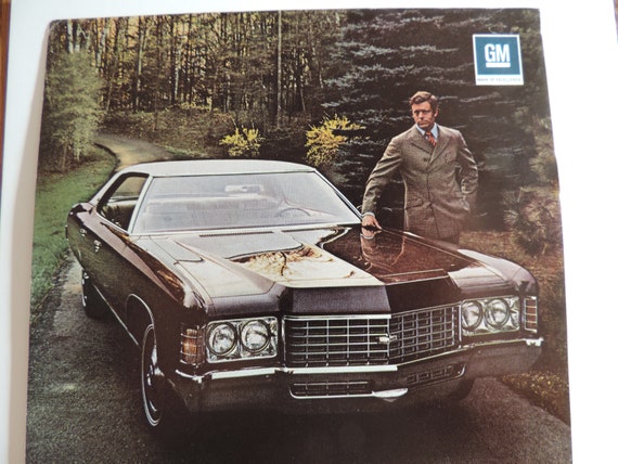 1971 Chevrolet Caprice Sedan Full Page Color Print Ad - Etsy