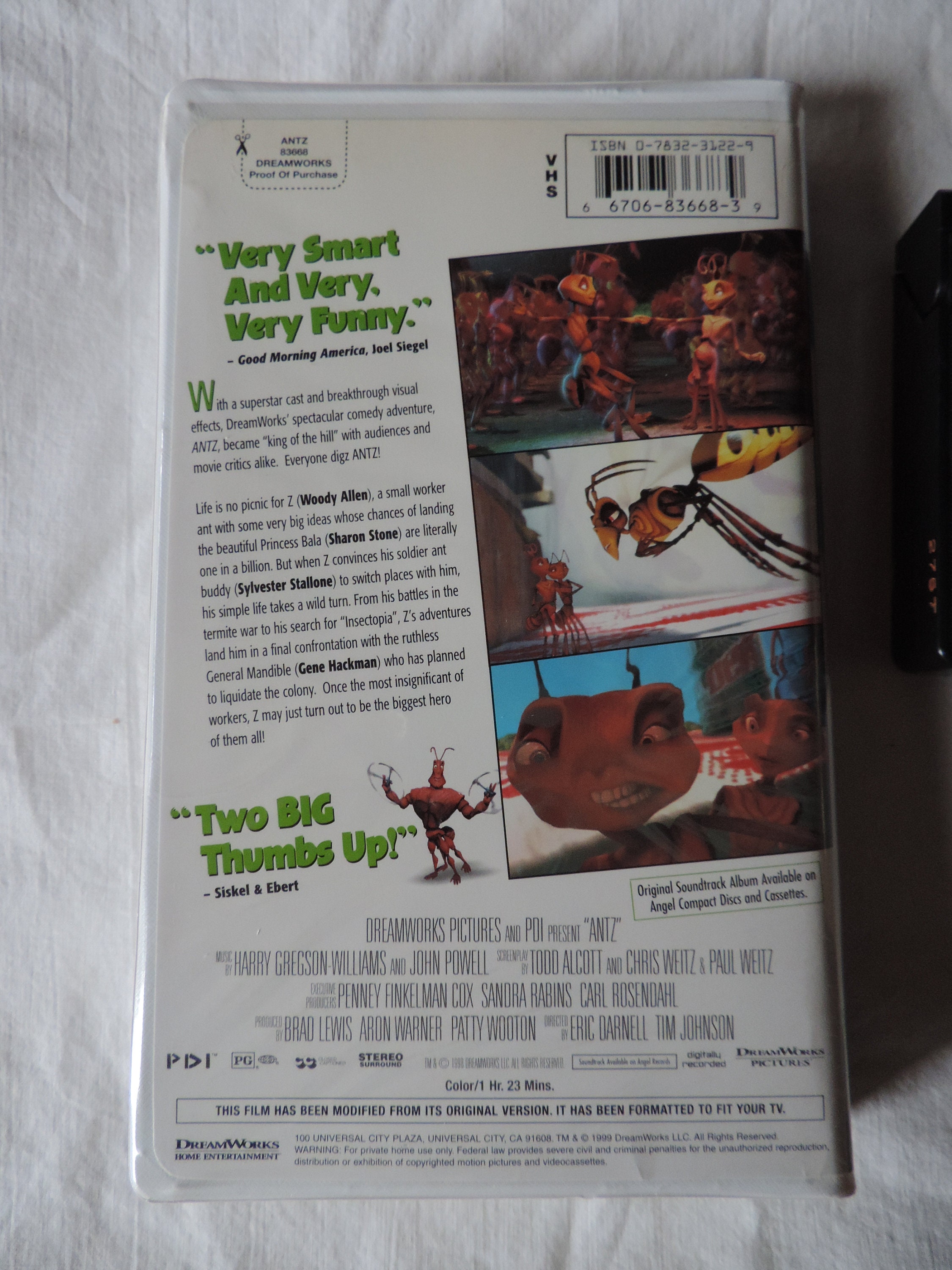 VHS Animated Video - ANTZ - Etsy