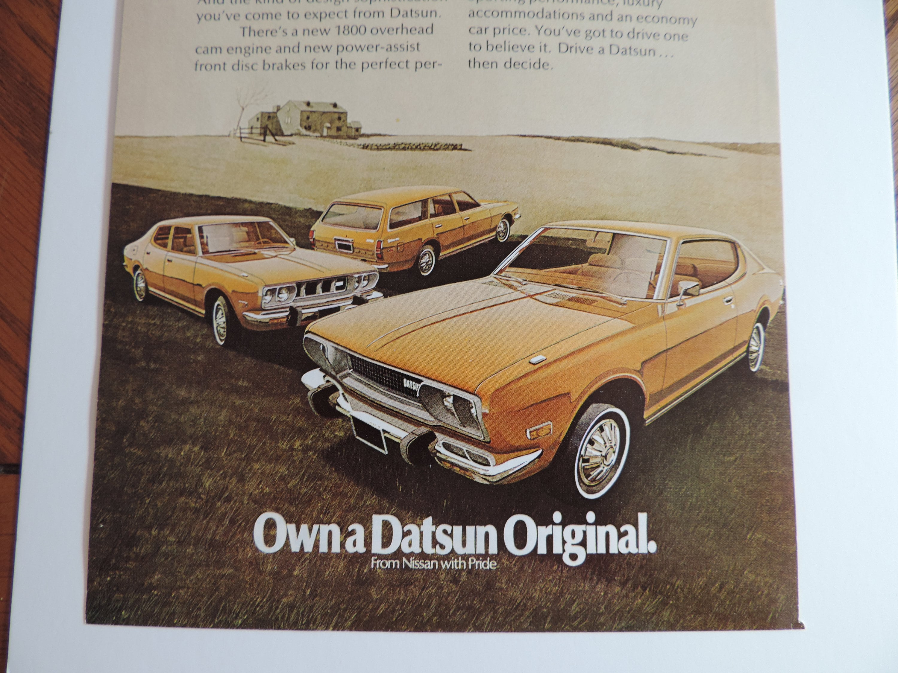 1973 Datsun 610 Lineup Full Page Color Print Ad - Etsy