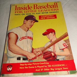 1956 Inside Baseball for Little Leaguers - Hints on How to Play Better Baseball