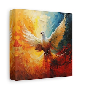 Holy Spirit Dove Painting, Canvas Print