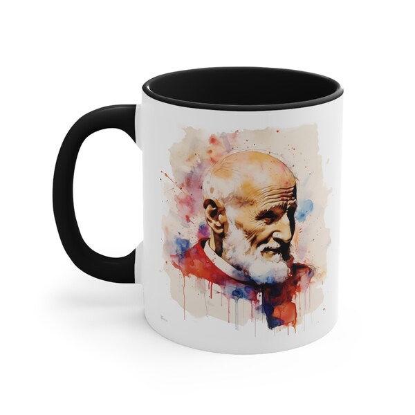 Quote from St. Philip Neri Mug about short prayers.