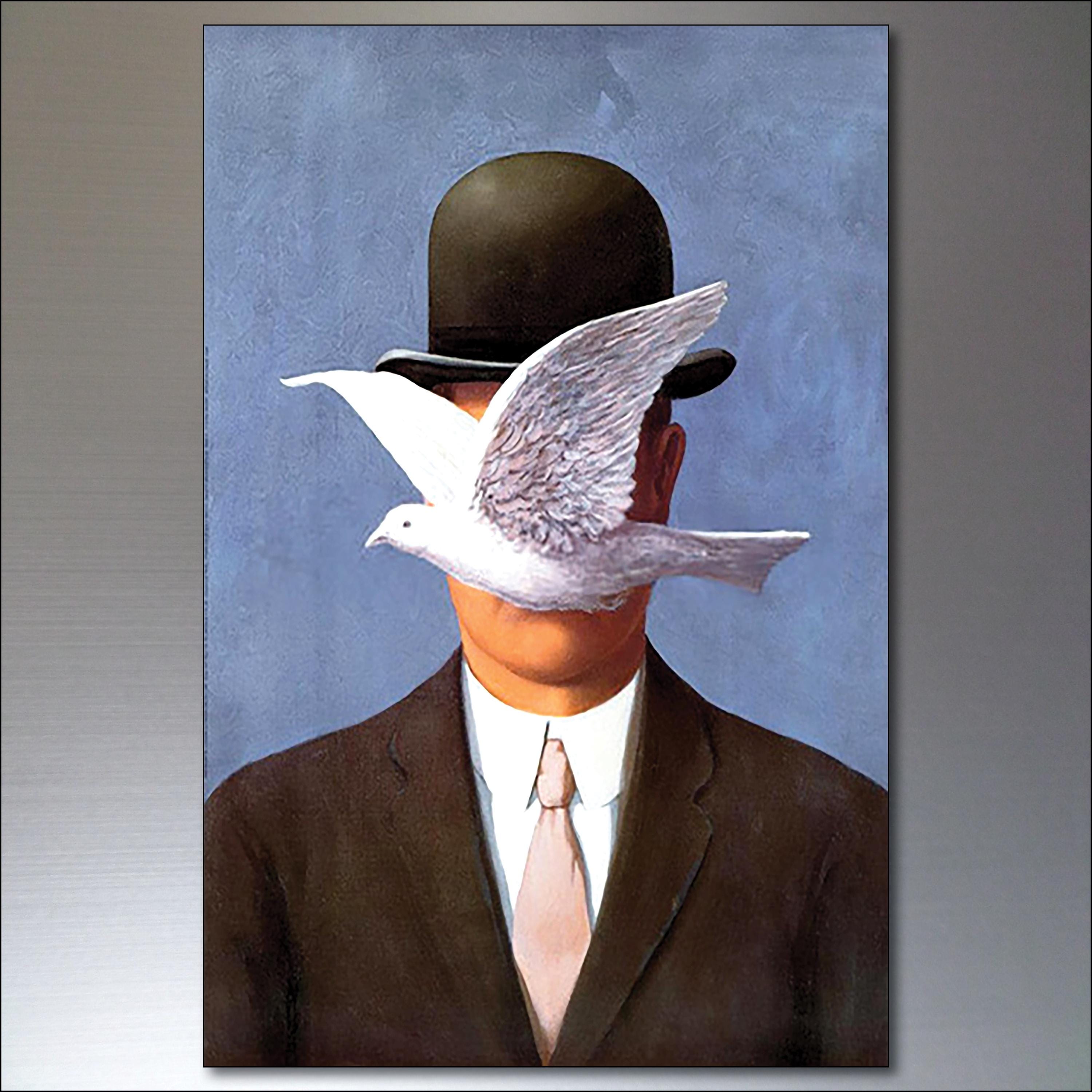 Vintage René Magritte Paintings Fridge Magnets Surrealism Art Set