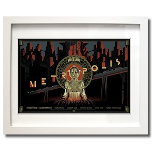 Metropolis Movie Poster: Fritz Lang Vintage Film Print (A3)