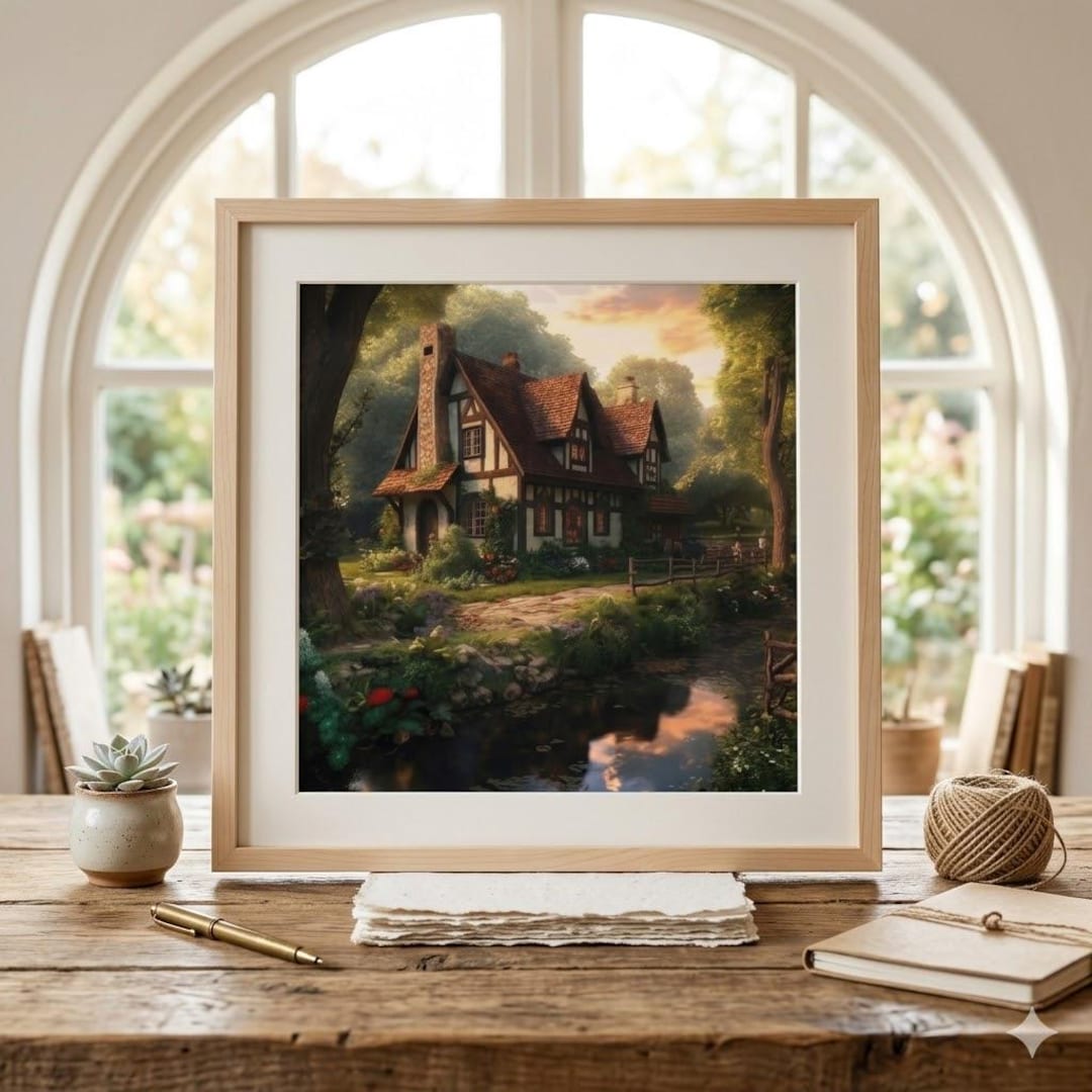 Cottagecore Aesthetic Wall Decor, Cottage, Wall Art, Fair Tail, Rural ...
