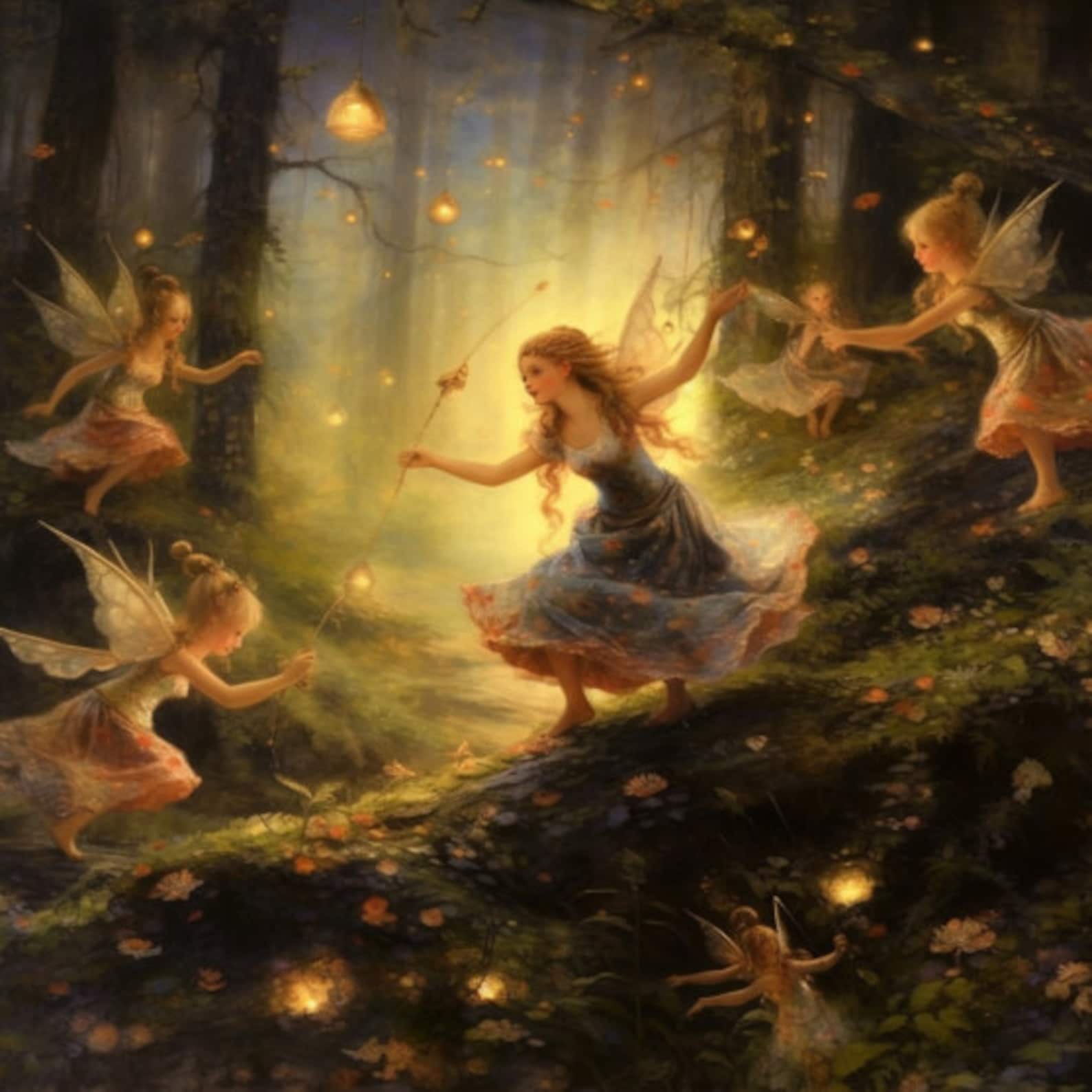 Cottagecore Aesthetic Wall Decor, Fairy, Wall Art, Fairy Tail, Rural