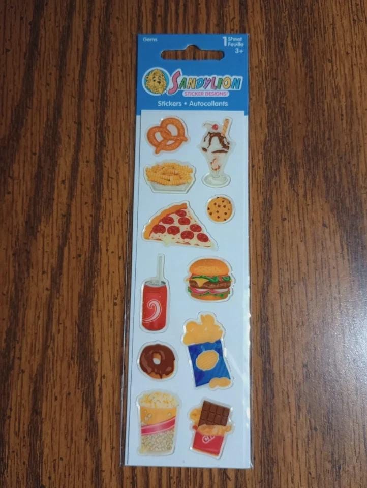 Sandylion Food Sticker - Etsy