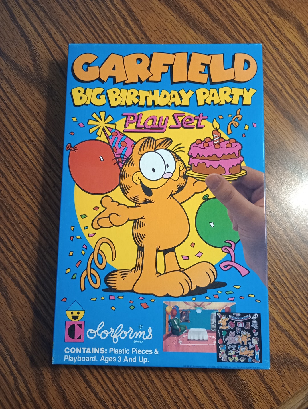Vintage Colorforms Garfield Big Birthday Party Play Set Unused - Etsy