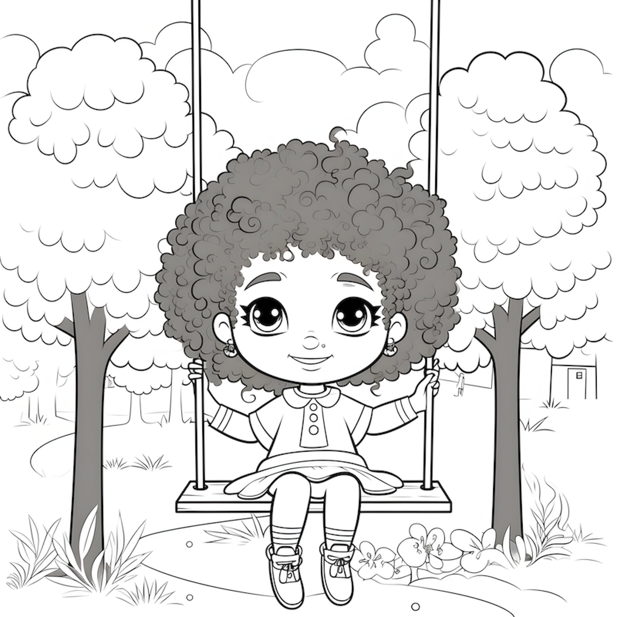 Black Girl Magic Summer Time Fun Coloring Pages for Kids - Instant ...