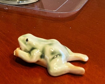 Green Porcelain Frog