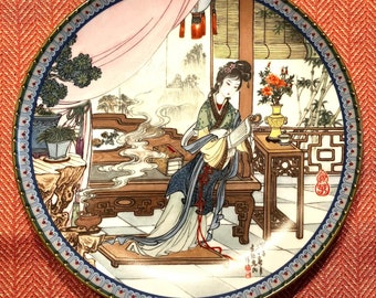 景徳鎮御用磁器装飾皿 | 太閤 #7 | 紅楼夢の美女 - Etsy 日本