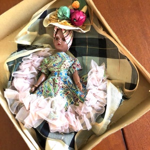 Vintage 1950&#39;s Chiquita Doll Collectibles, Tropicana, 8 1/2&quot; - In Original Box
