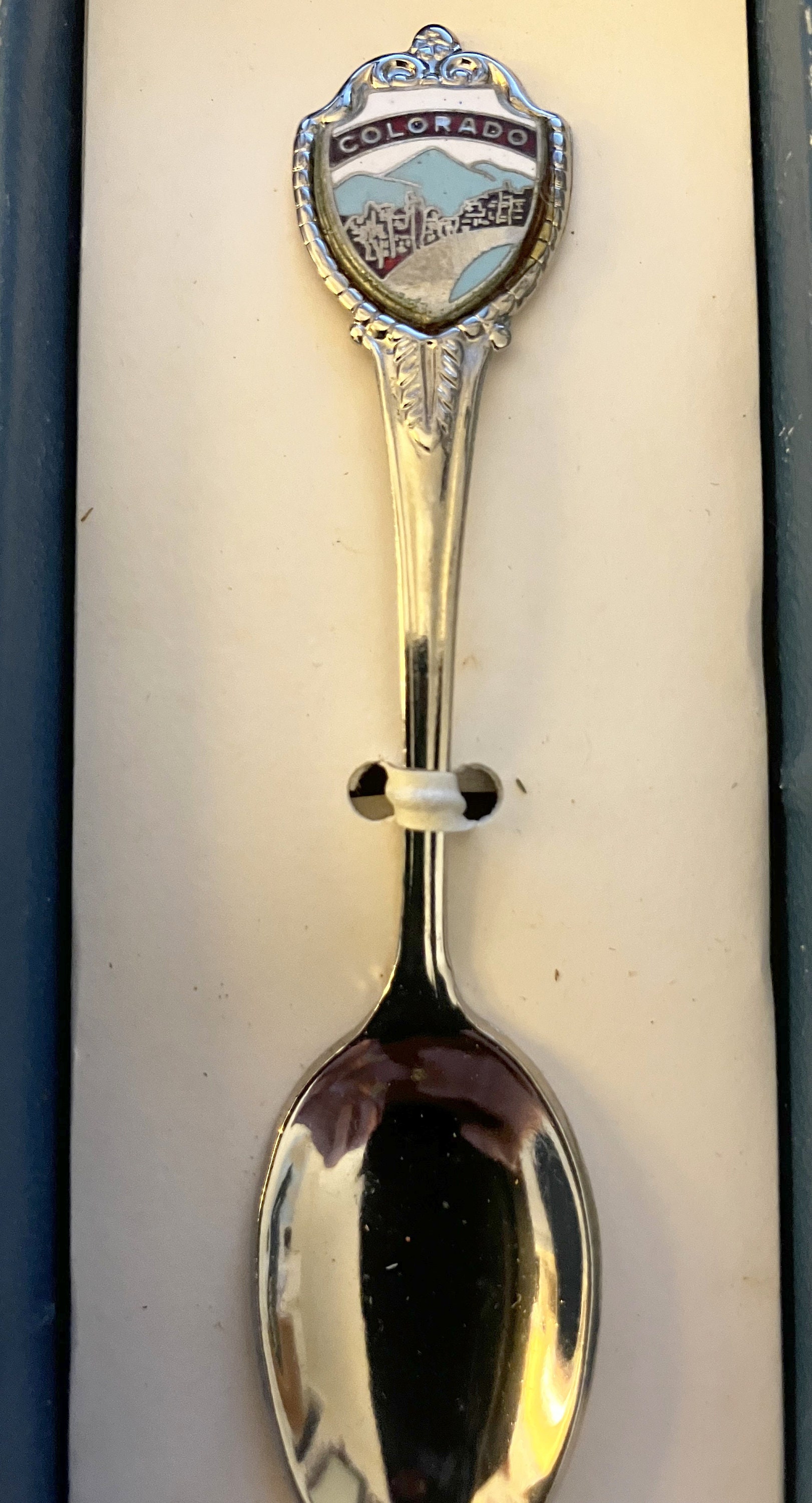 ヴィンテージ シルバートーン スーベニアスプーン：アーカンソー