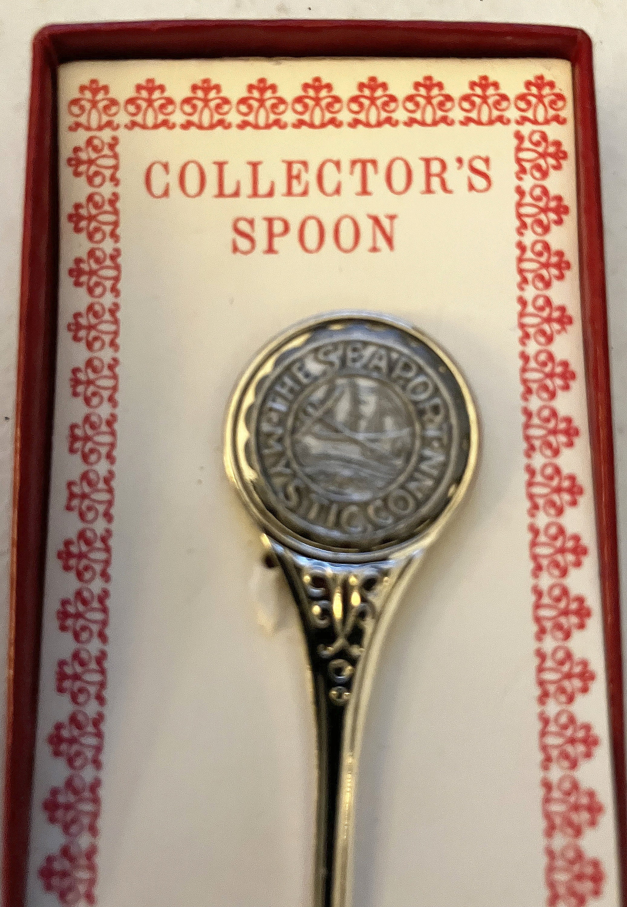 ヴィンテージ シルバートーン スーベニアスプーン：アーカンソー