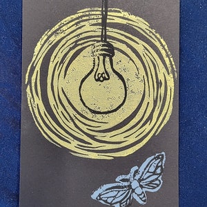 Carte postale papillon de nuit