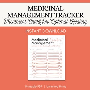 Adult Illness Tracker, Health Record, Pain Management Template, Medicine & Treatment Tracking, Printable Sickness Printable report Form