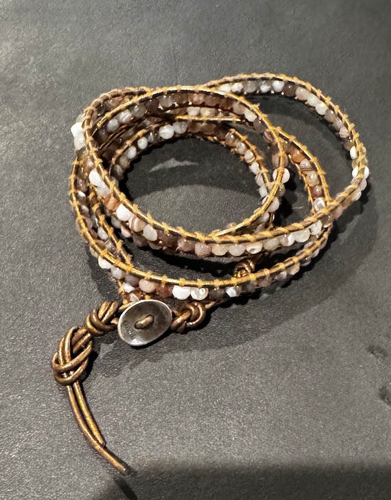 Chan Luu Swarovski Crystal Wrap Bracelet