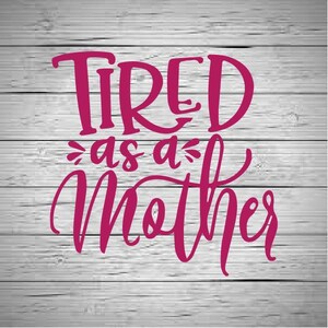 Stanca come una madre svg