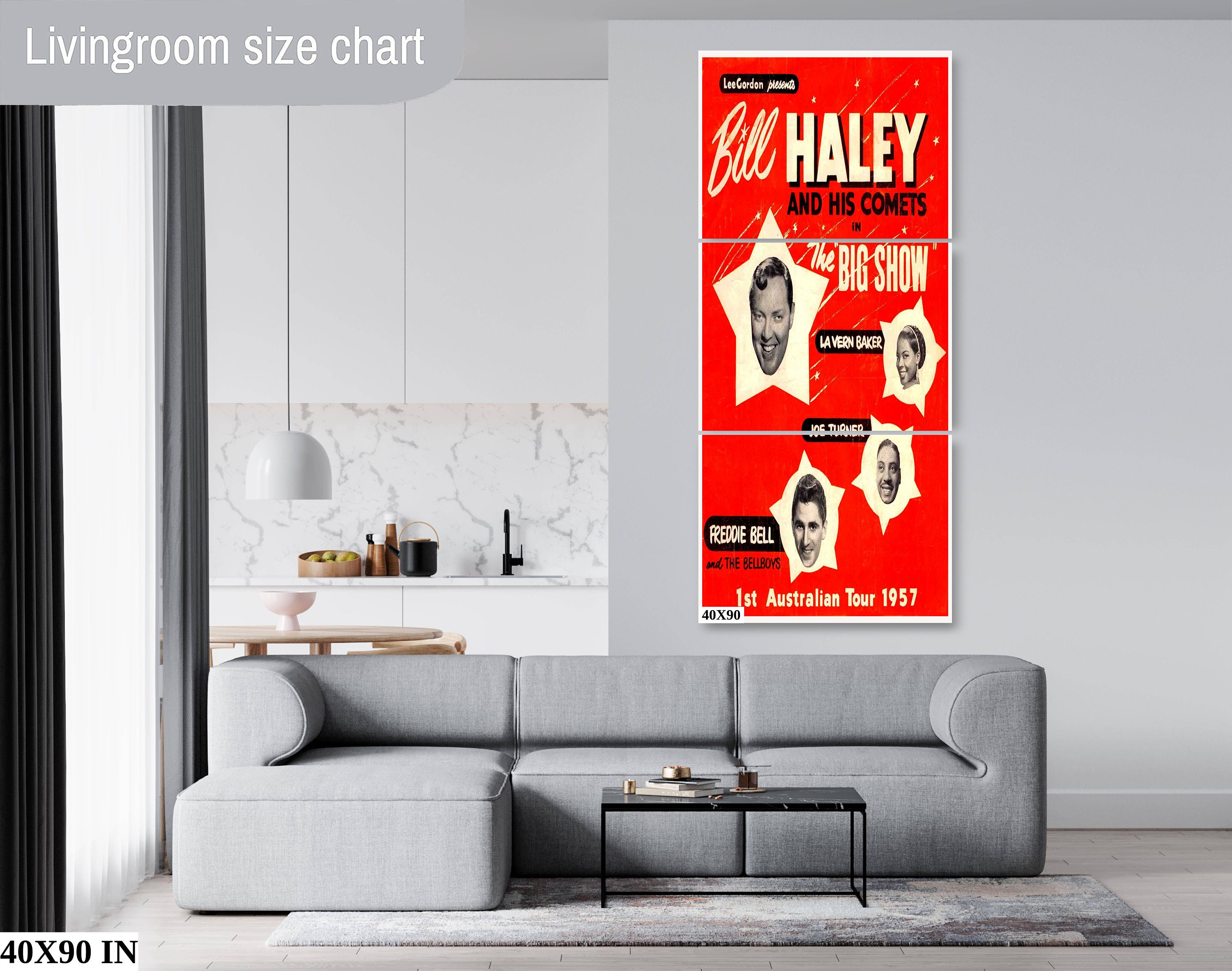 Bill Haley 1957 Tour Poster Etsy