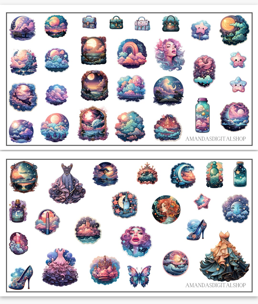 Goodnotes Celestial Stickers Celestial Planner Digital Planner for ...
