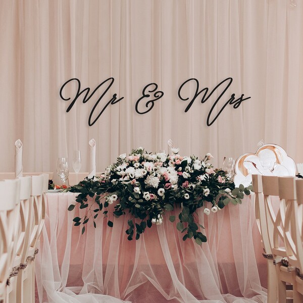 Mr and Mrs Letters - Etsy