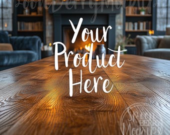 Product Display Mockup, Insert Your Item Background, POD Print on Demand Stock Photo, Livingroom Candle Display, Mug, Frame Sell Photo Setup