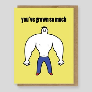 Carte d'anniversaire de gym pour les amateurs de fitness, cadeaux pour les amateurs de sport, carte de reconnaissance pour les amateurs de sport, cadeau pour lui