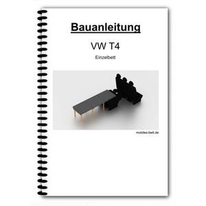 VW T4 single bed construction instructions