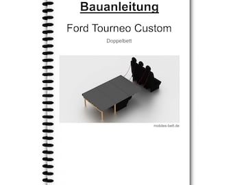 Ford Tourneo Custom double bed assembly instructions