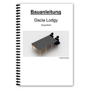 Dacia Lodgy double bed assembly instructions