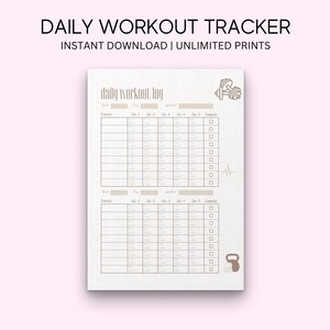 Ultimate Summer Bod Fitness Tracker for Women | Daily, Weekly, and Monthly Workout Planner and Progress Journal